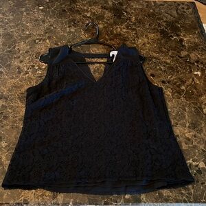 Laundry by Shelli Segal large top black lace details   A197